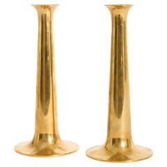Pair of Brass Candlesticks by Torben Ørskov