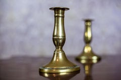 Pair of Brass Candlesticks, circa before 1939