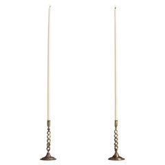 Pair of Brass Candlesticks, England circa 1920 Pair of Brass Candlesticks, England circa 1920