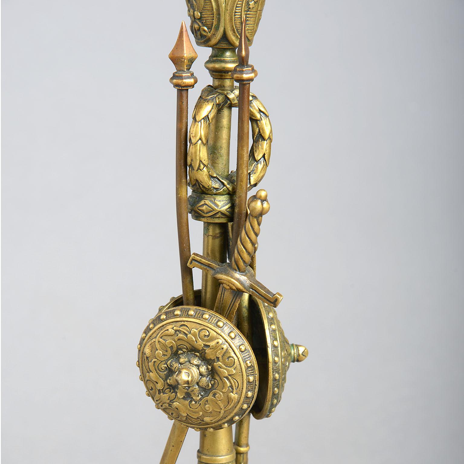 Early 20th Century Pair of Brass Candlesticks