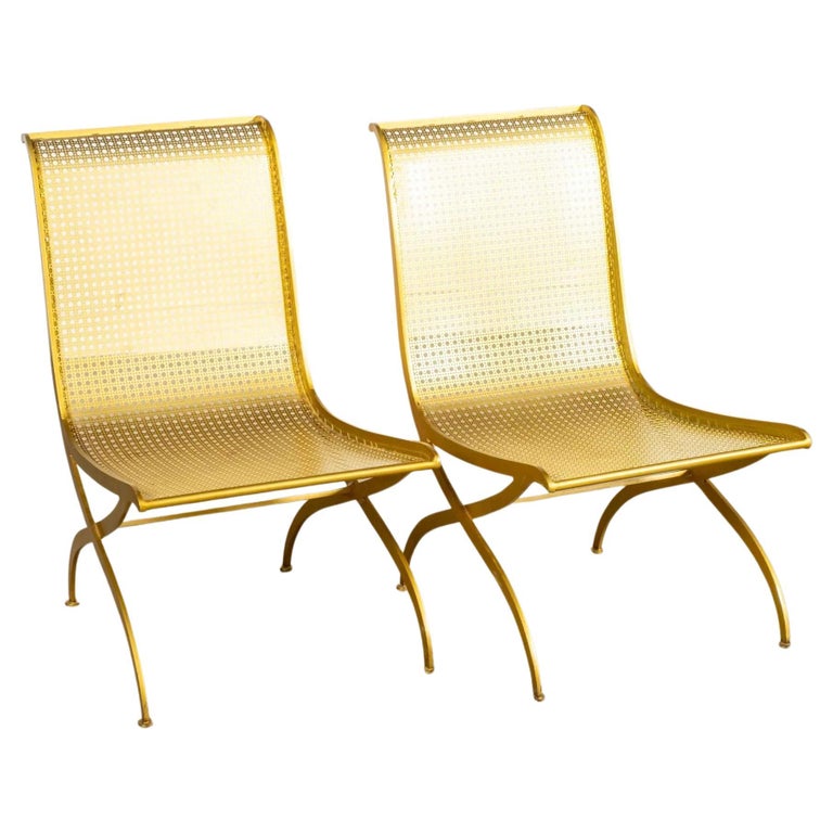 Pair of Caned Slipper Chairs Pair of Caned Slipper Chairs