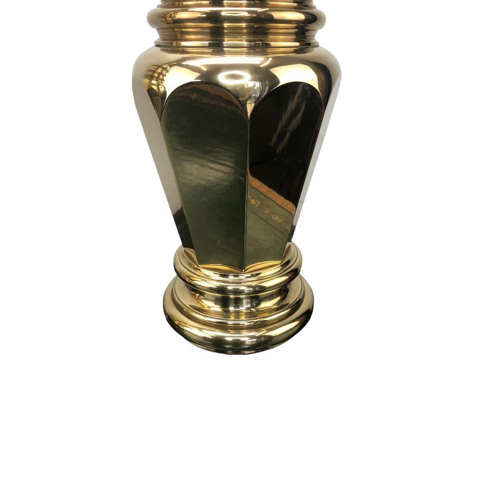 Paar Chapman-Lampen aus Vintage-Messing im Angebot 2