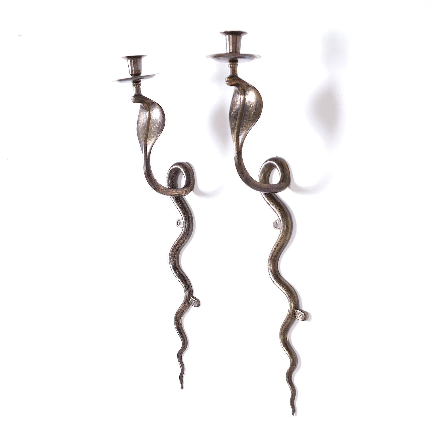 snake wall sconce