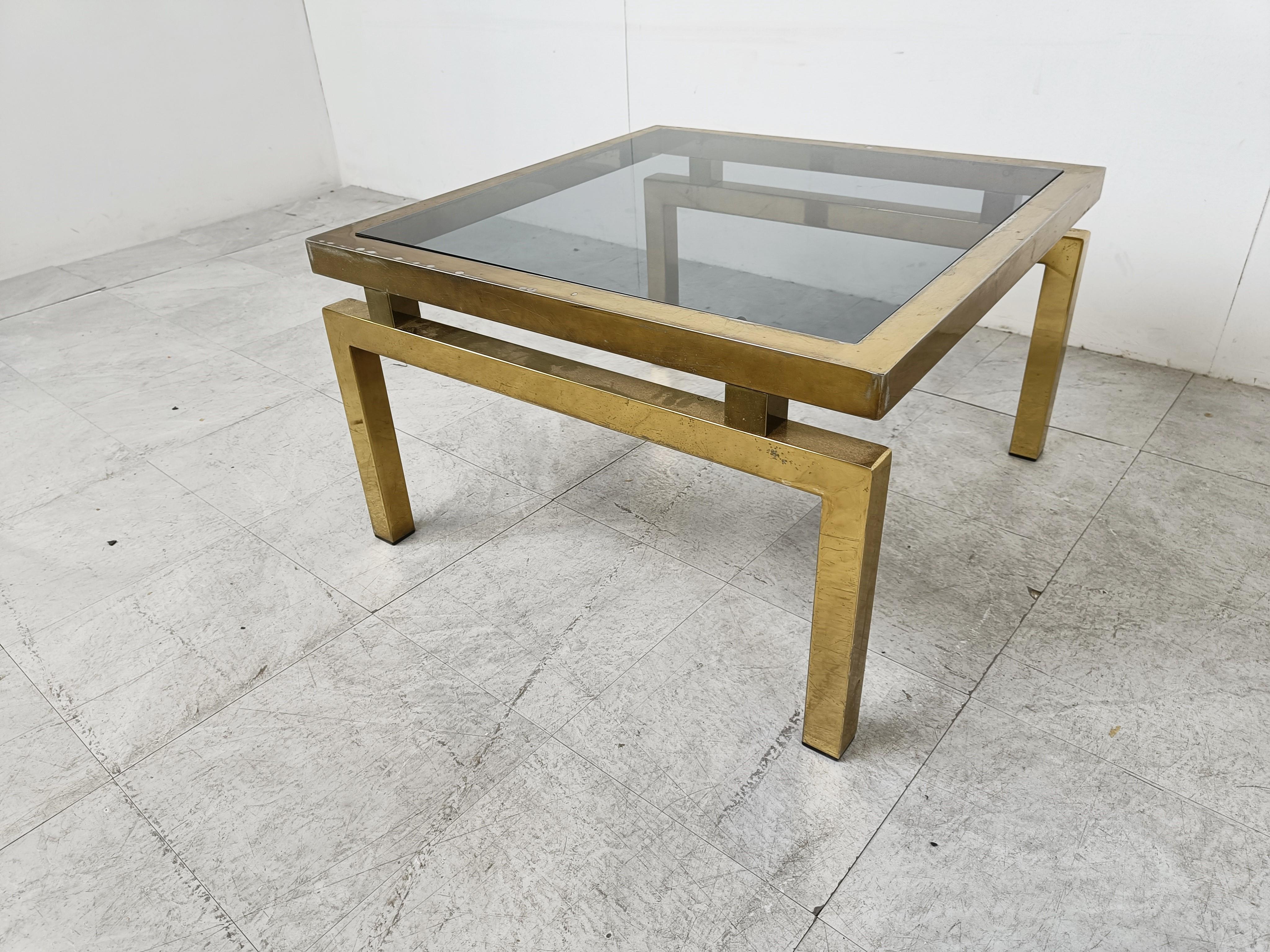 Pair of Brass Coffee Tables, 1970s  4