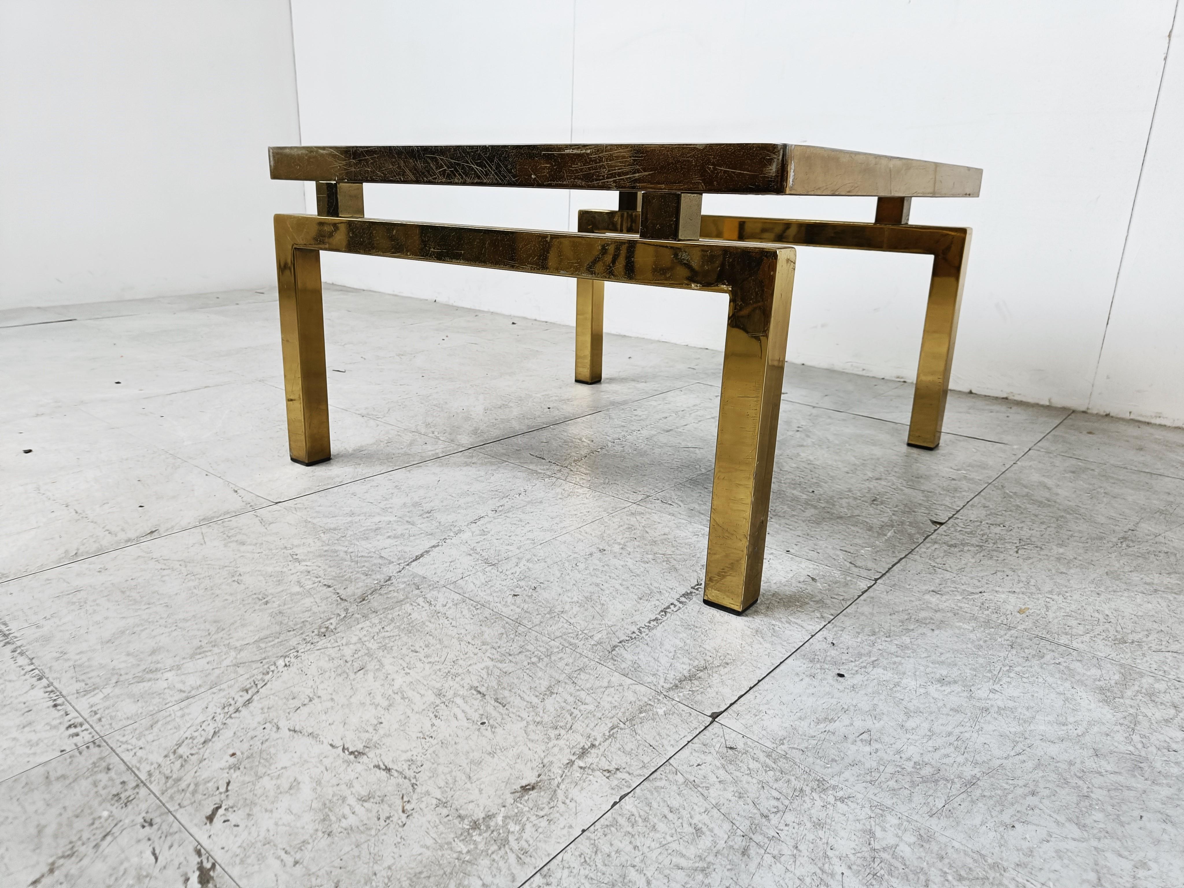 Pair of Brass Coffee Tables, 1970s  3