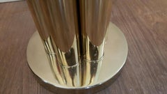 Pair of Brass Cylinders Lamps