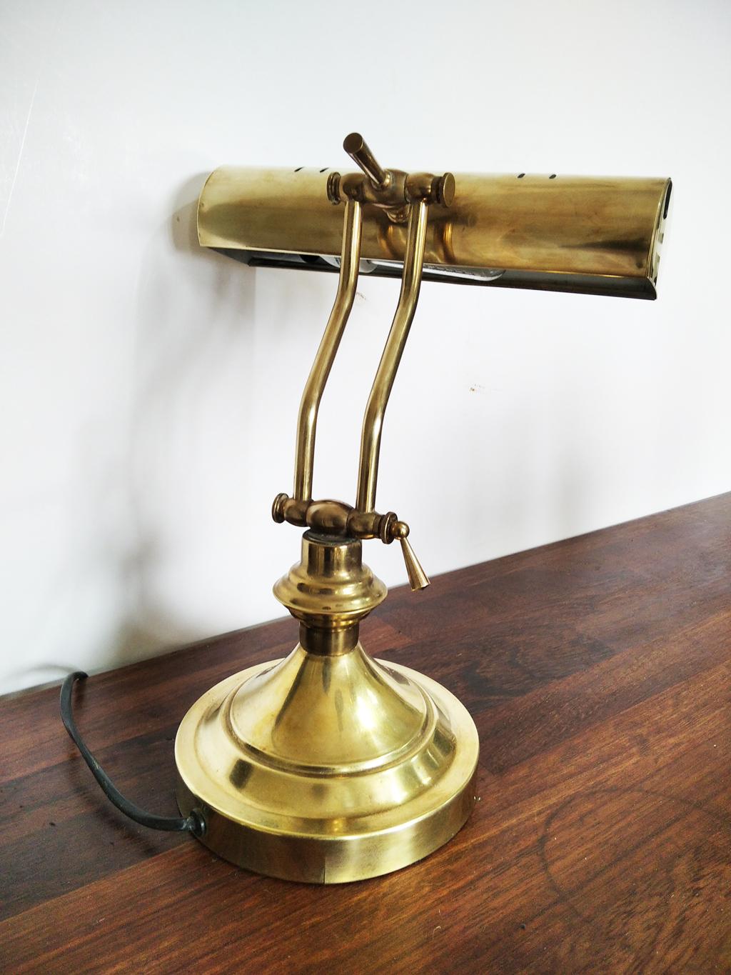 Pair of Brass Desk Lamps, 20th Century 6