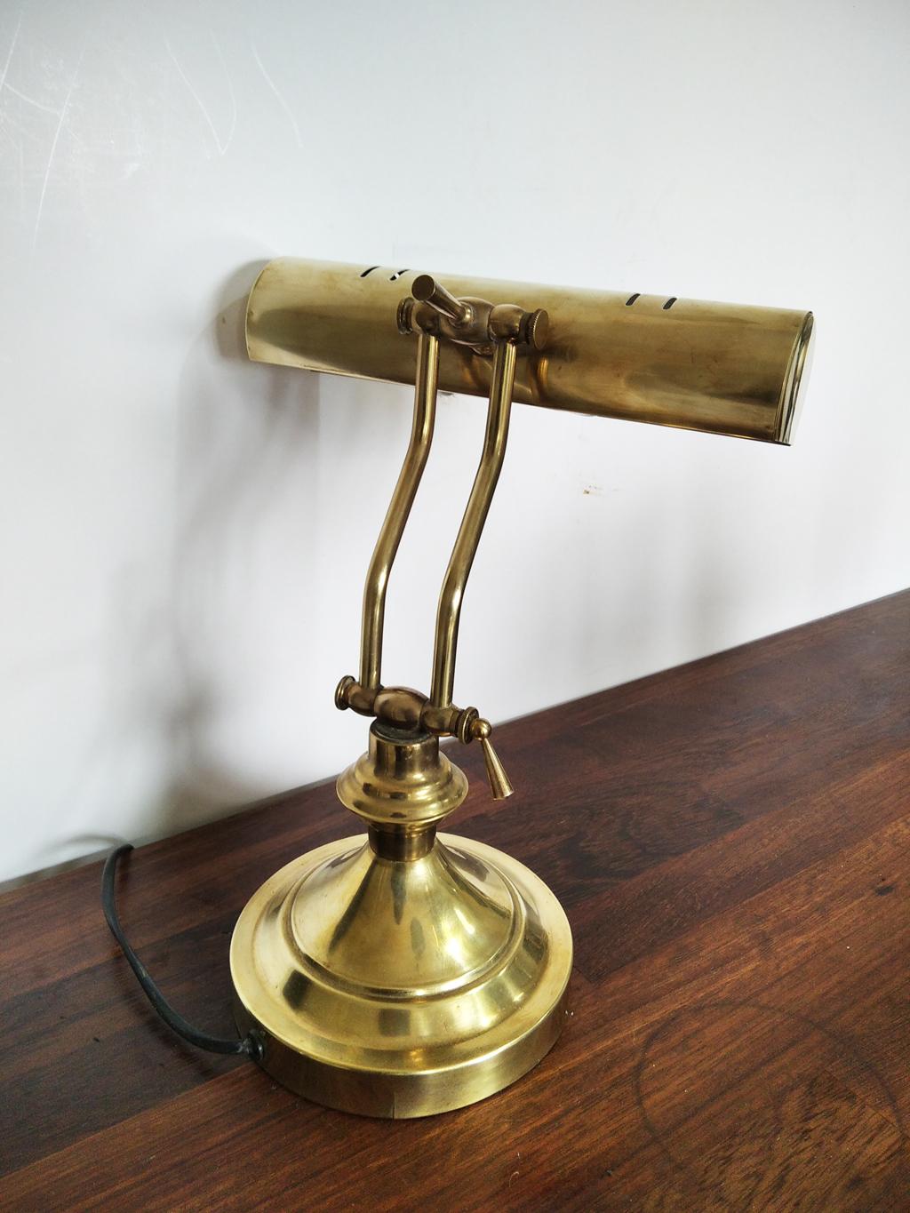 Pair of Brass Desk Lamps, 20th Century 8