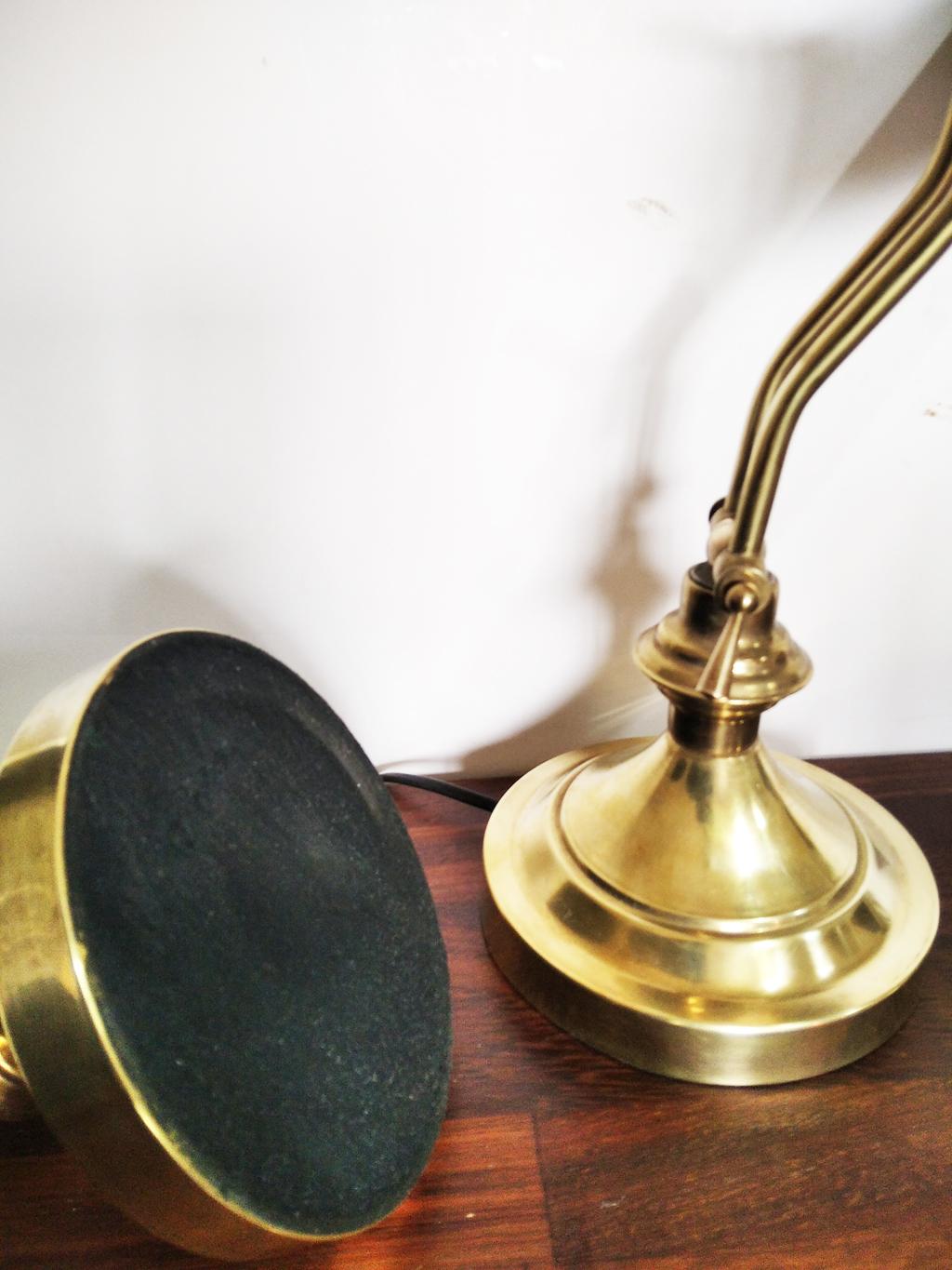 Pair of Brass Desk Lamps, 20th Century 1