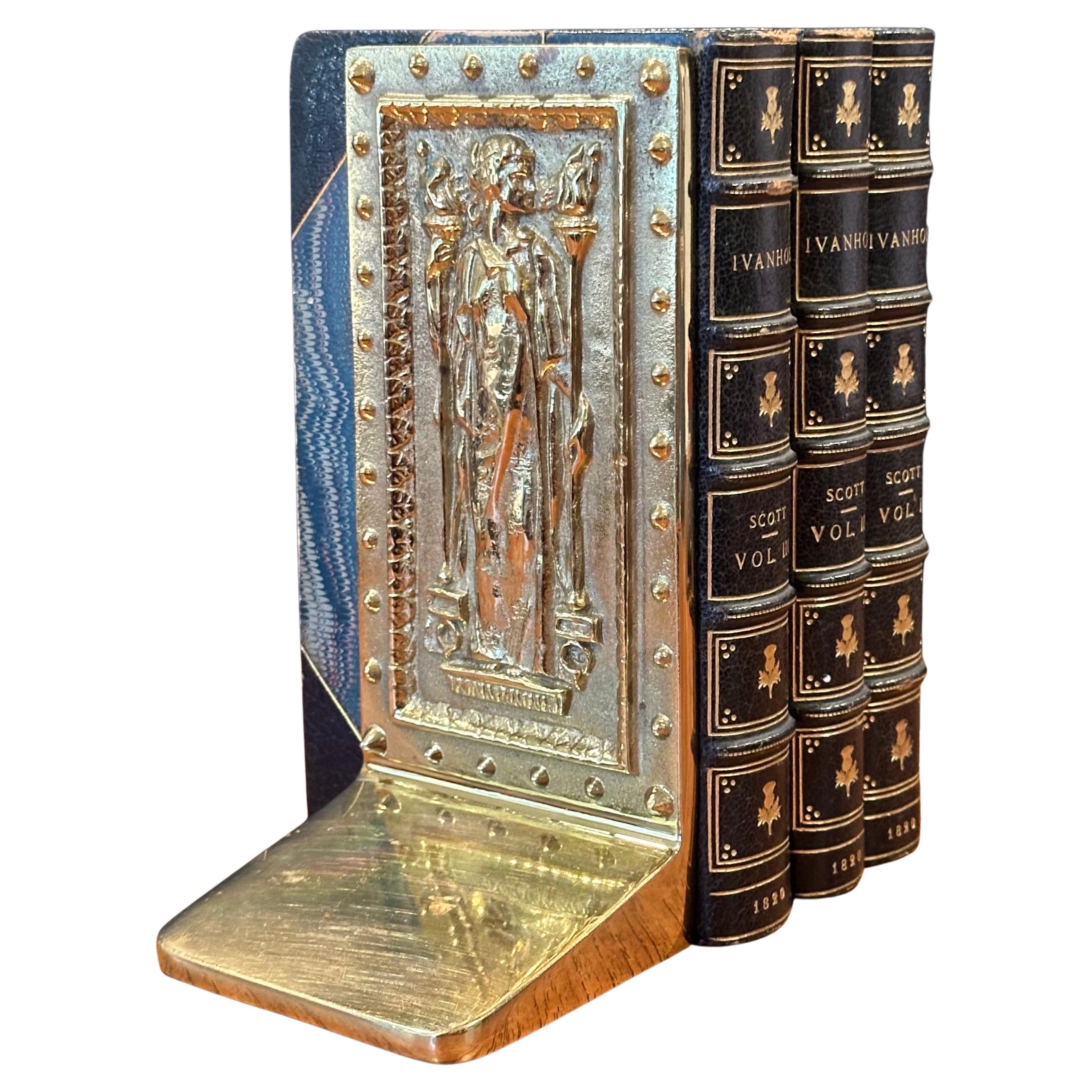 Beautiful pair of rare solid brass 