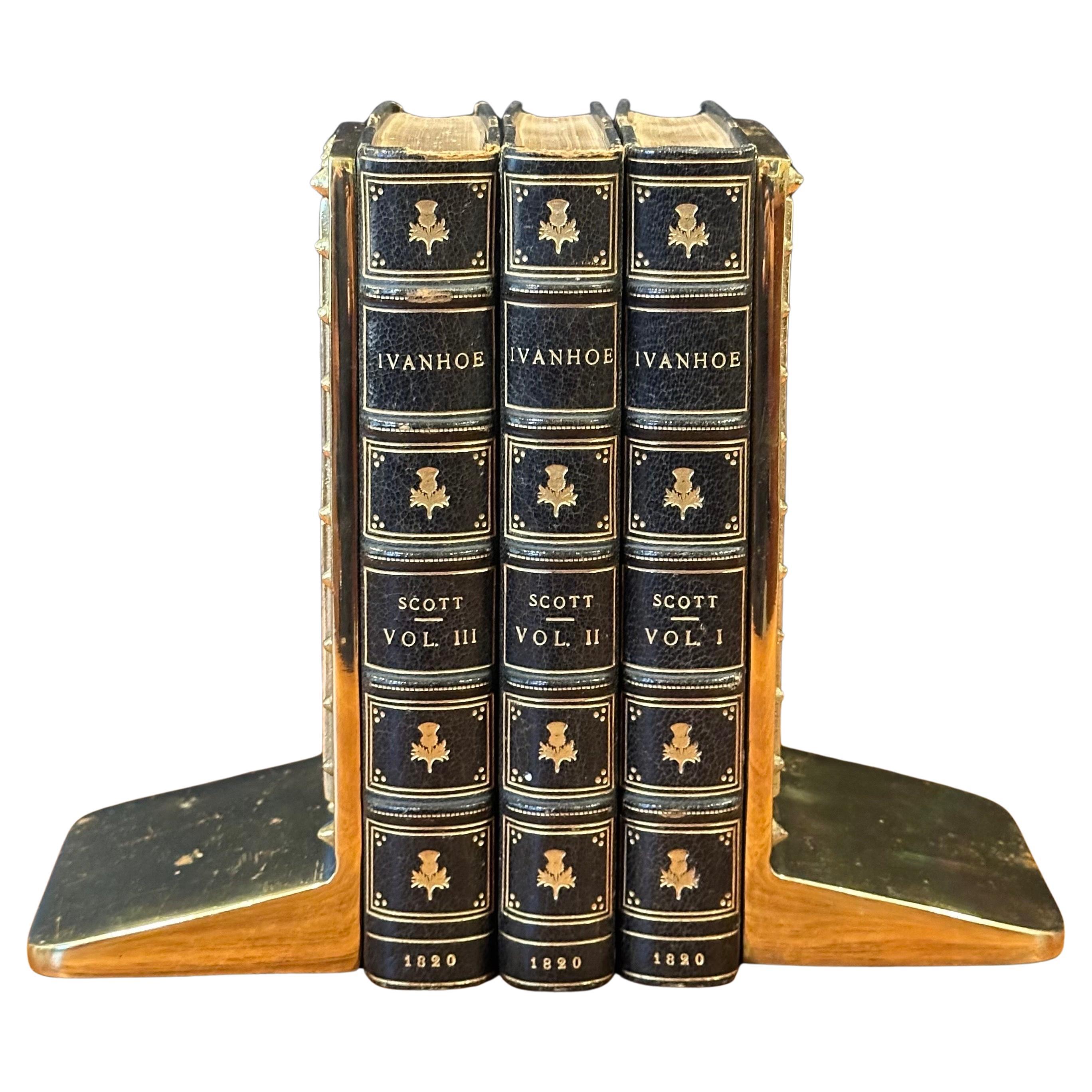 Hollywood Regency Pair of Brass 
