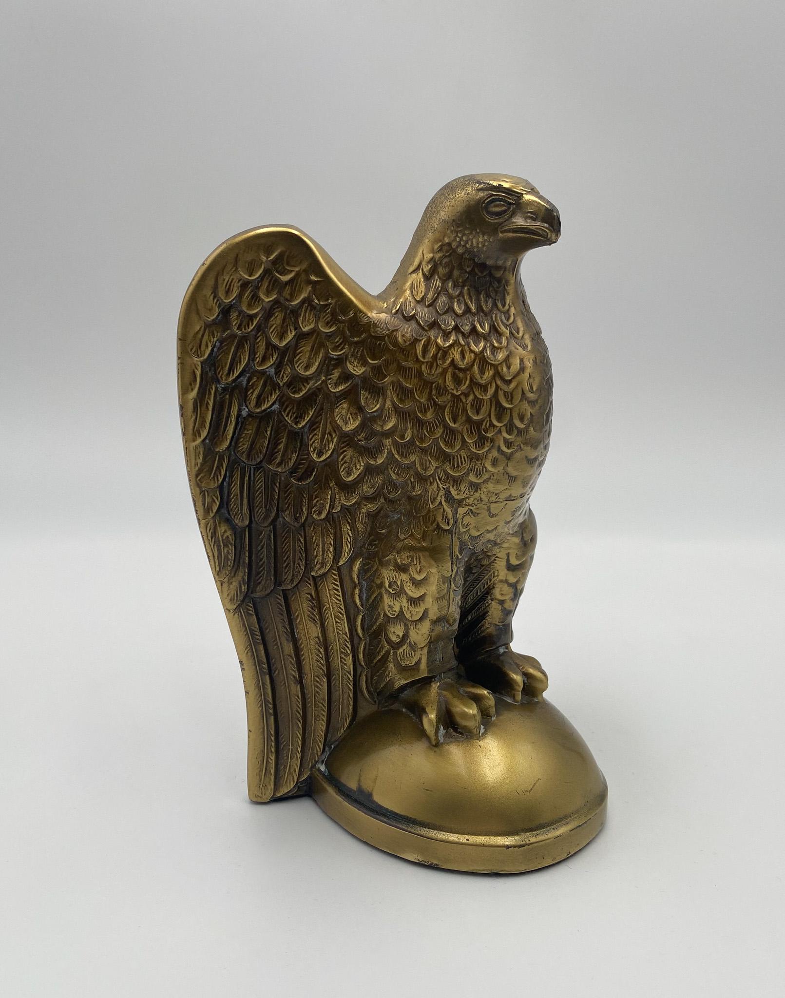 Pair of Brass Eagle Bookends, 1970's  For Sale 8