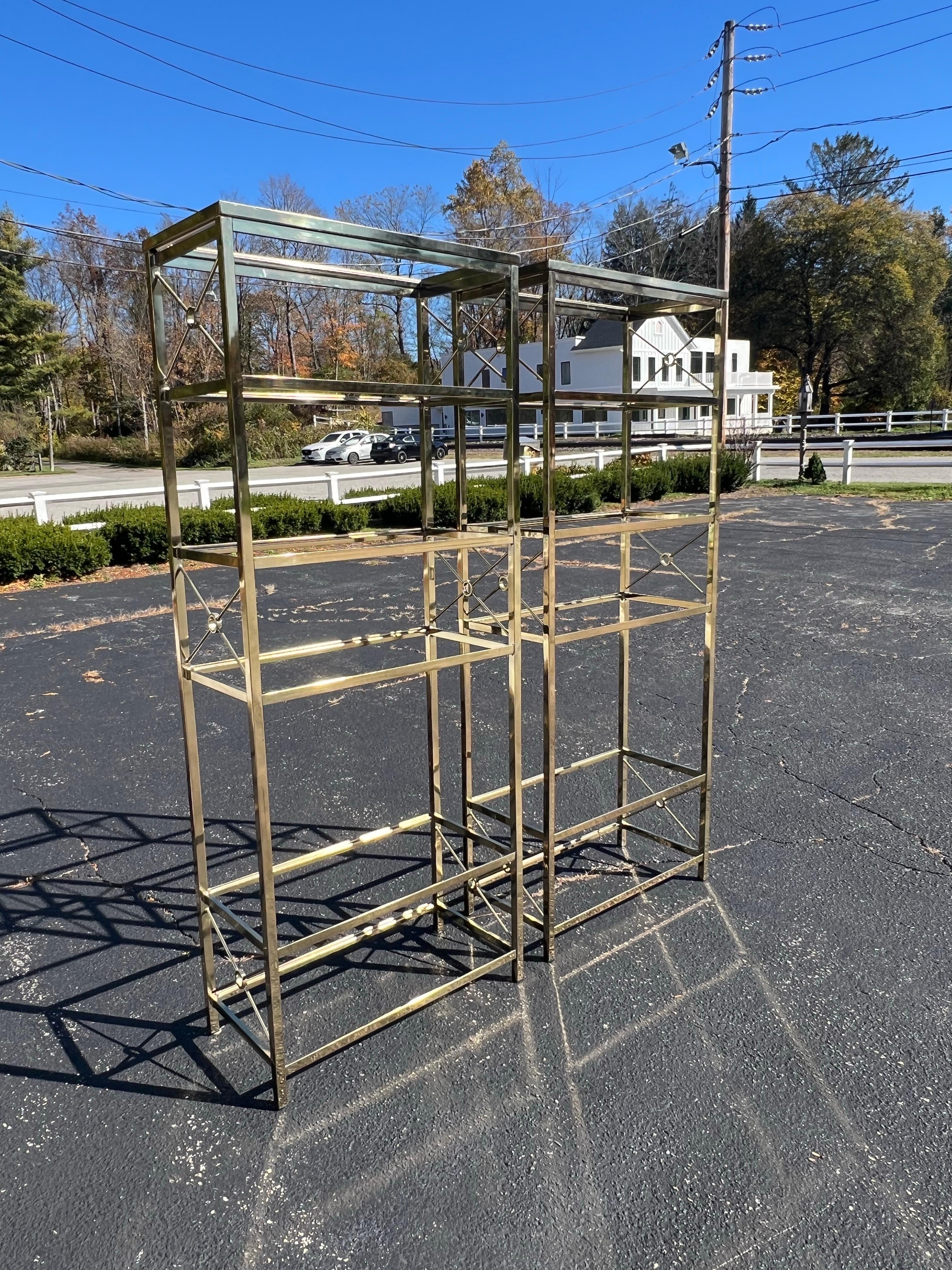 Coppia di cassettiere in ottone in vendita 13