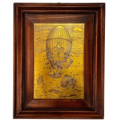 Pair of Brass Etchings