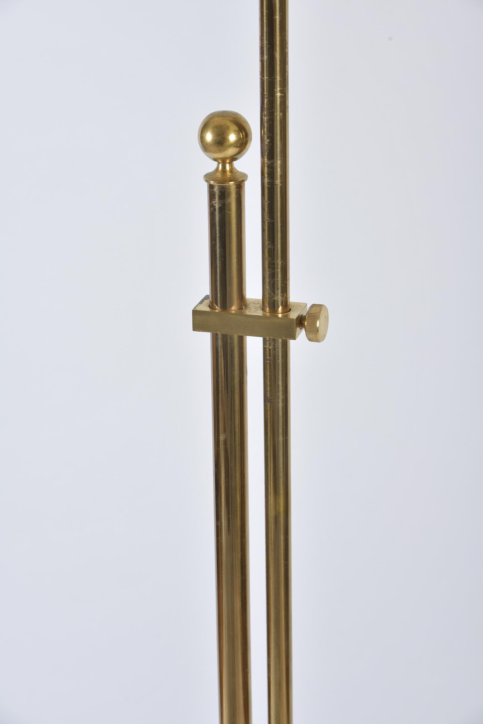 Pair of Brass Floor Lamp in the Manner of Josef Frank In Good Condition In London, GB