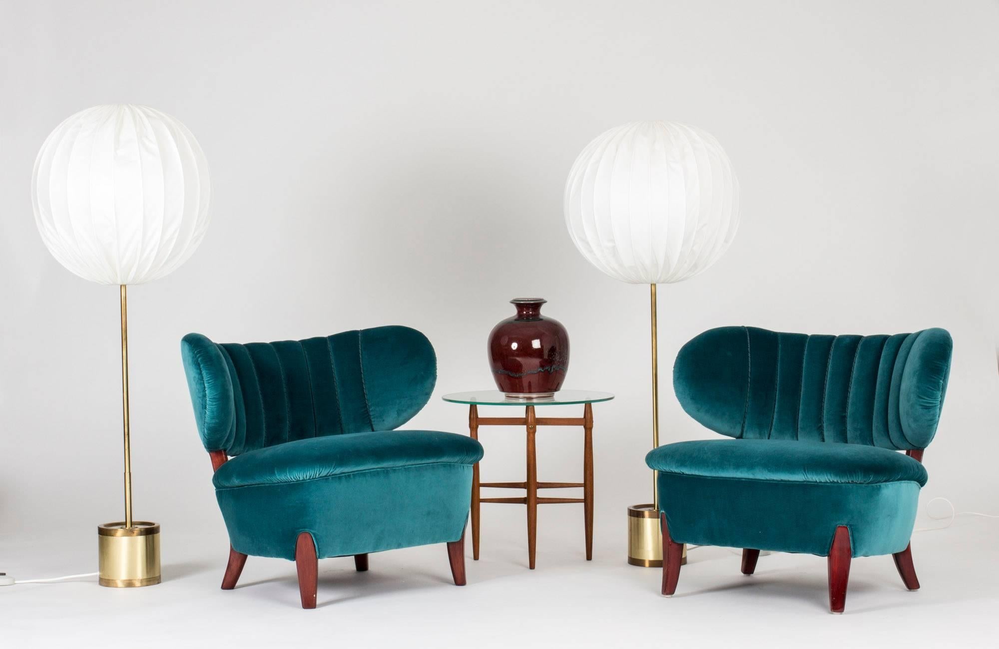 Pair of Brass Floor Lamps by Hans-Agne Jakobsson 3