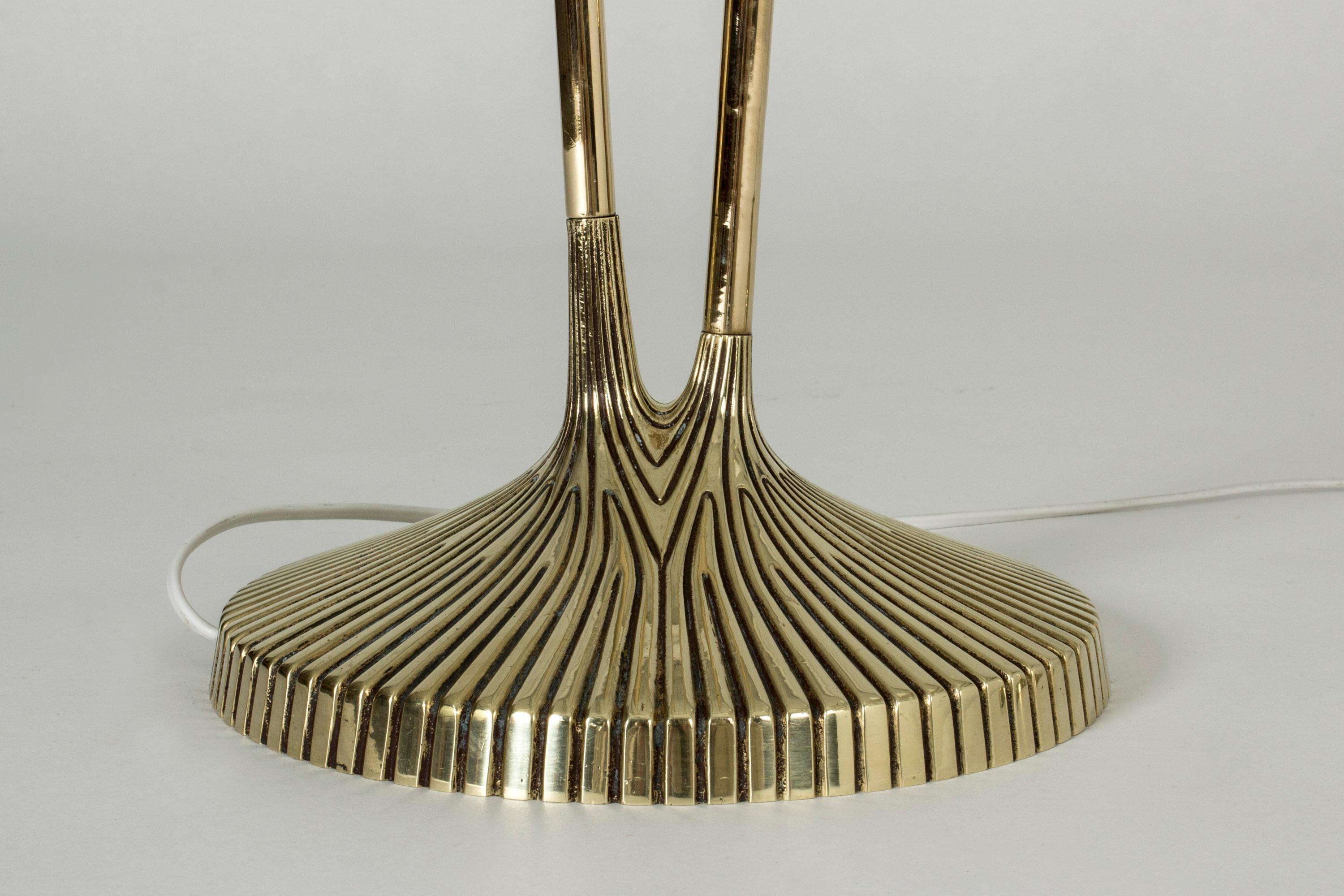 Pair of Brass Floor Lamps by Sonja Katzin 2