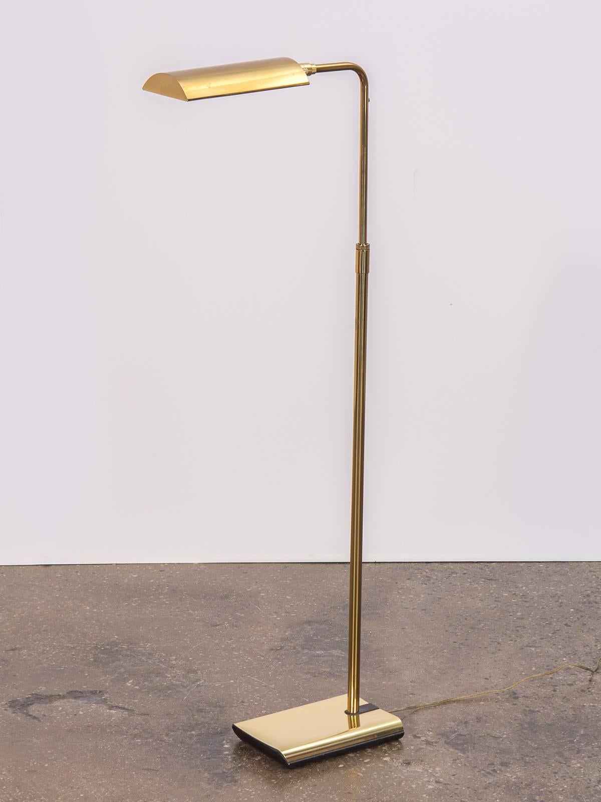 Pair of Brass Floor Lamps for Koch and Lowy 5