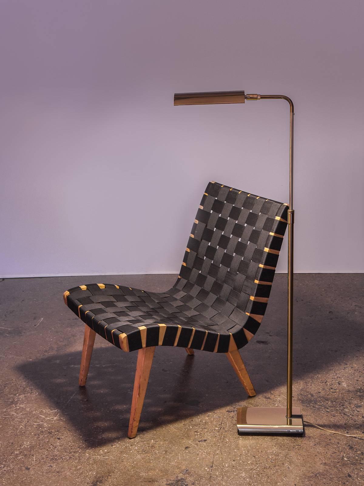 Pair of Brass Floor Lamps for Koch and Lowy 4