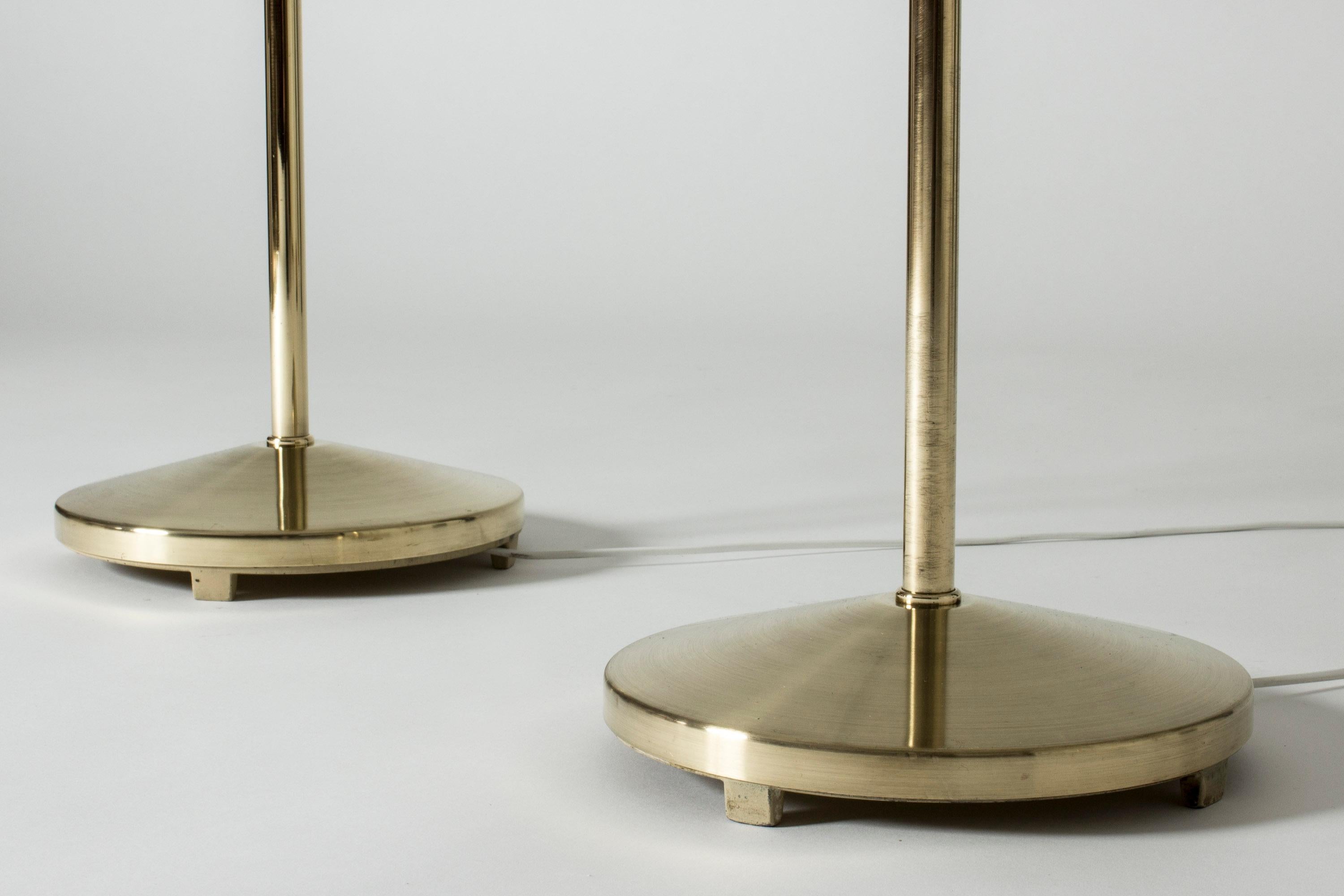 Pair of Brass Floor Lamps from ASEA, Sweden, 1950s 1