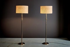 Pair of Brass Floor Lamps made by Cosack Leuchten Germany, 1960s