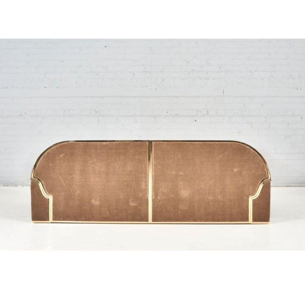 Pair of Brass Frame Sofa's, 1960 For Sale 1