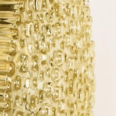 Coppia di appliques in vetro d'ottone di Motoko Isshi per Staff, anni '70