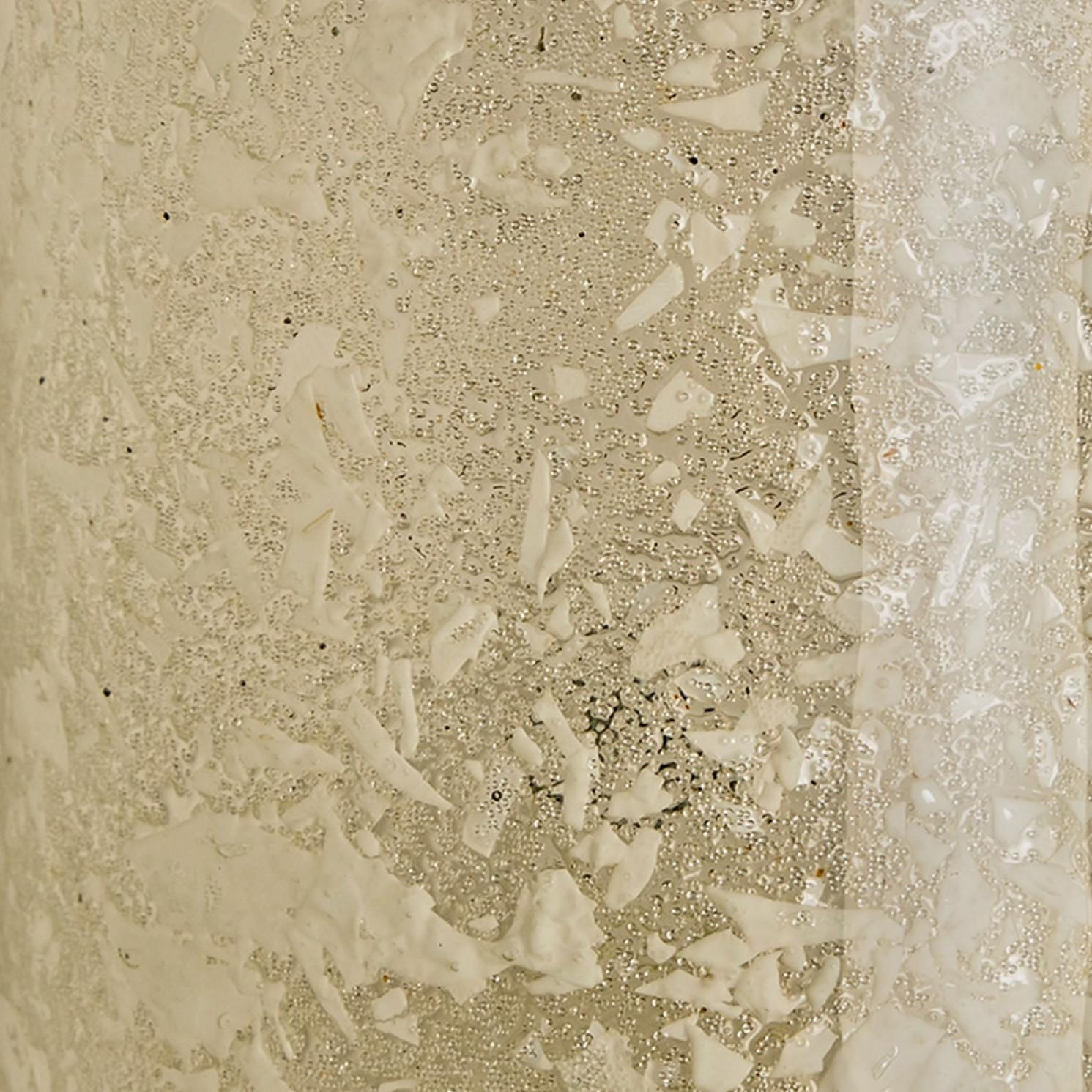 Pareja de apliques de latón y cristal al estilo de Hillebrand Alemania, años 60 Alemán en venta