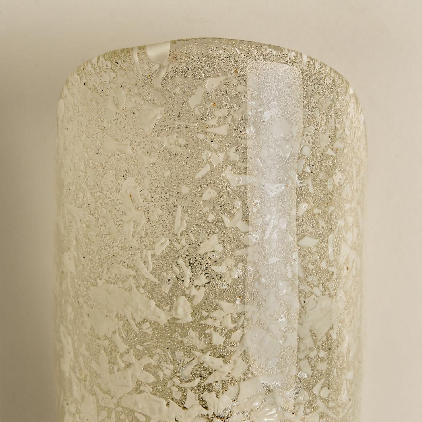 Pareja de apliques de latón y cristal al estilo de Hillebrand Alemania, años 60 Otro en venta