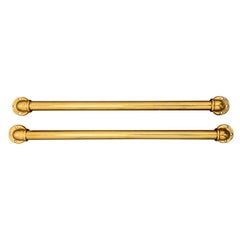 Antique Pair of Brass Handles