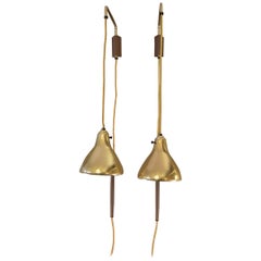 Pair of Brass Hanging Sconces