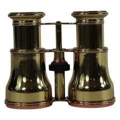 Pair of Brass Marine Binoculars