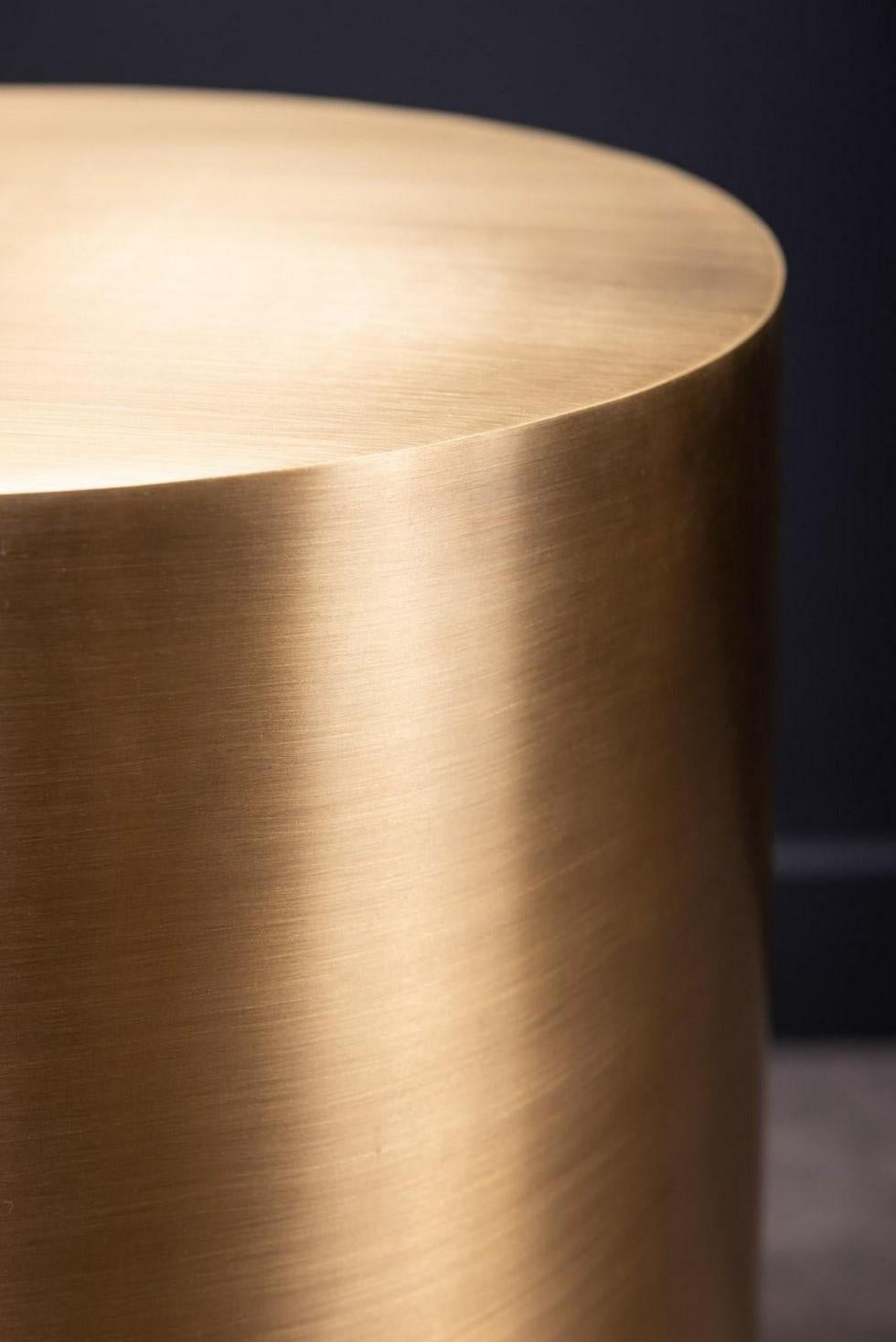 cylindrical bedside table