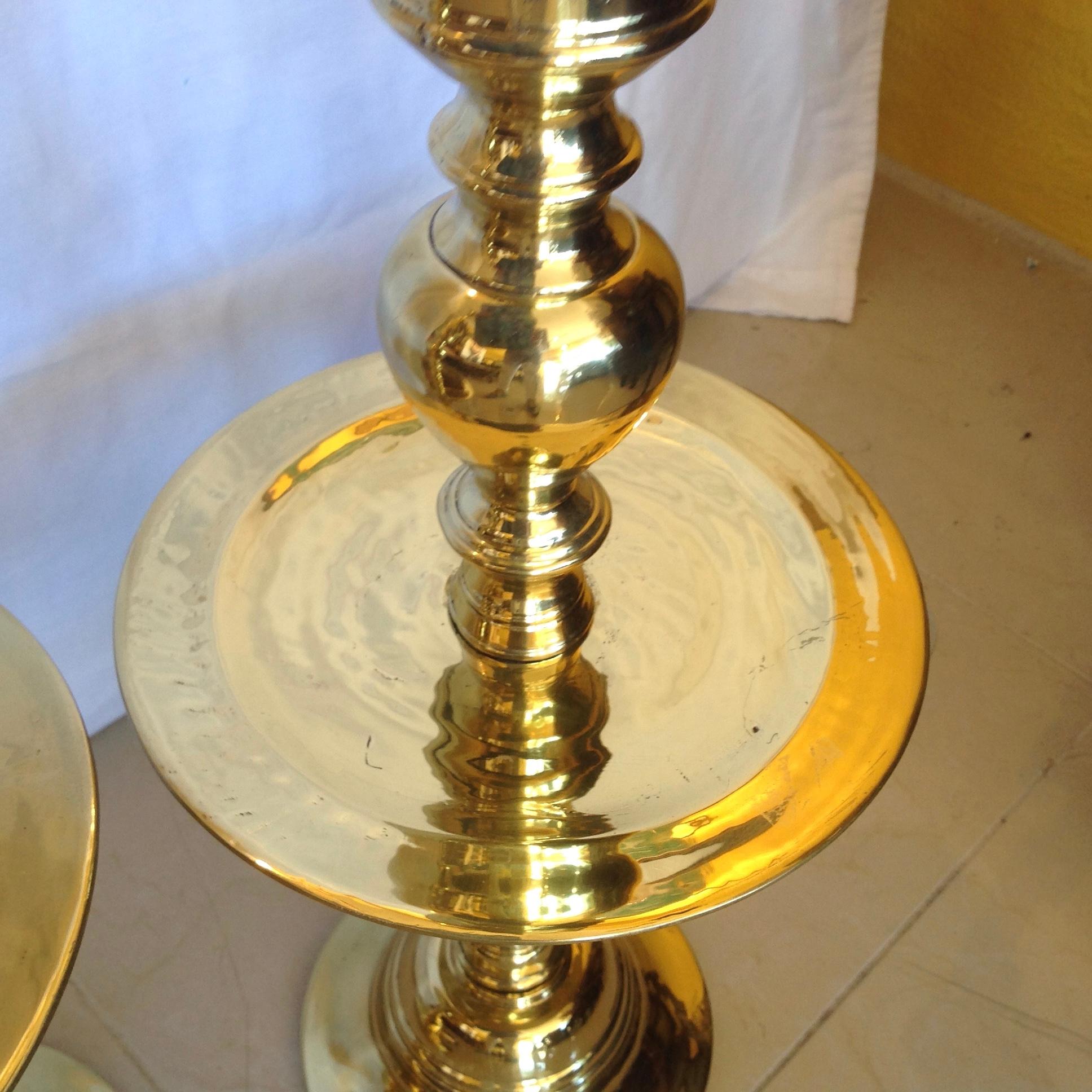 Pair of Brass Moroccan Lamps 5