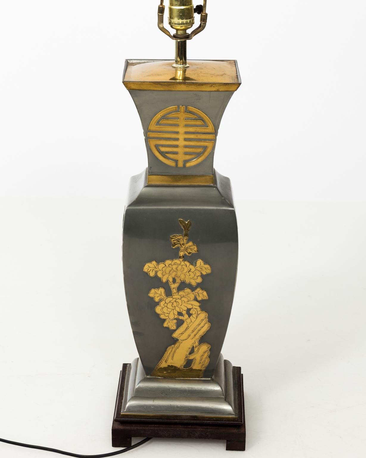 Pair of Brass Oriental Lamps 2