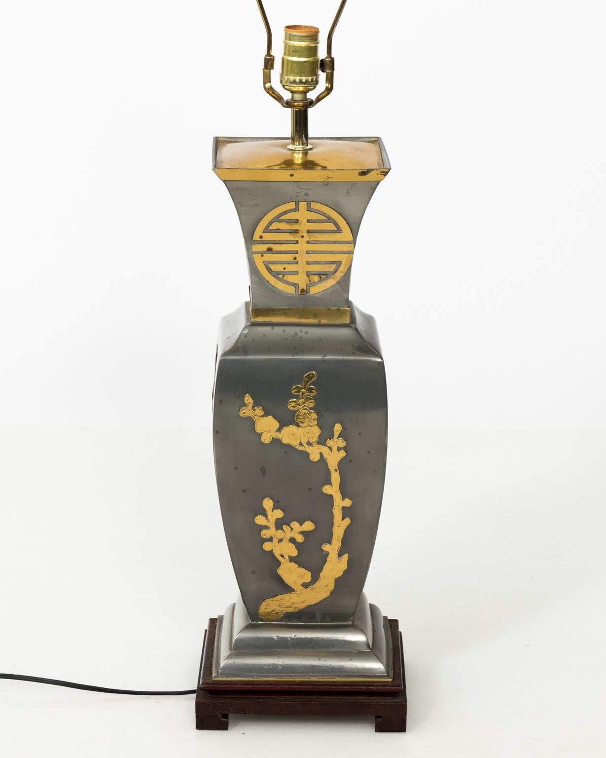 Pair of Brass Oriental Lamps 4