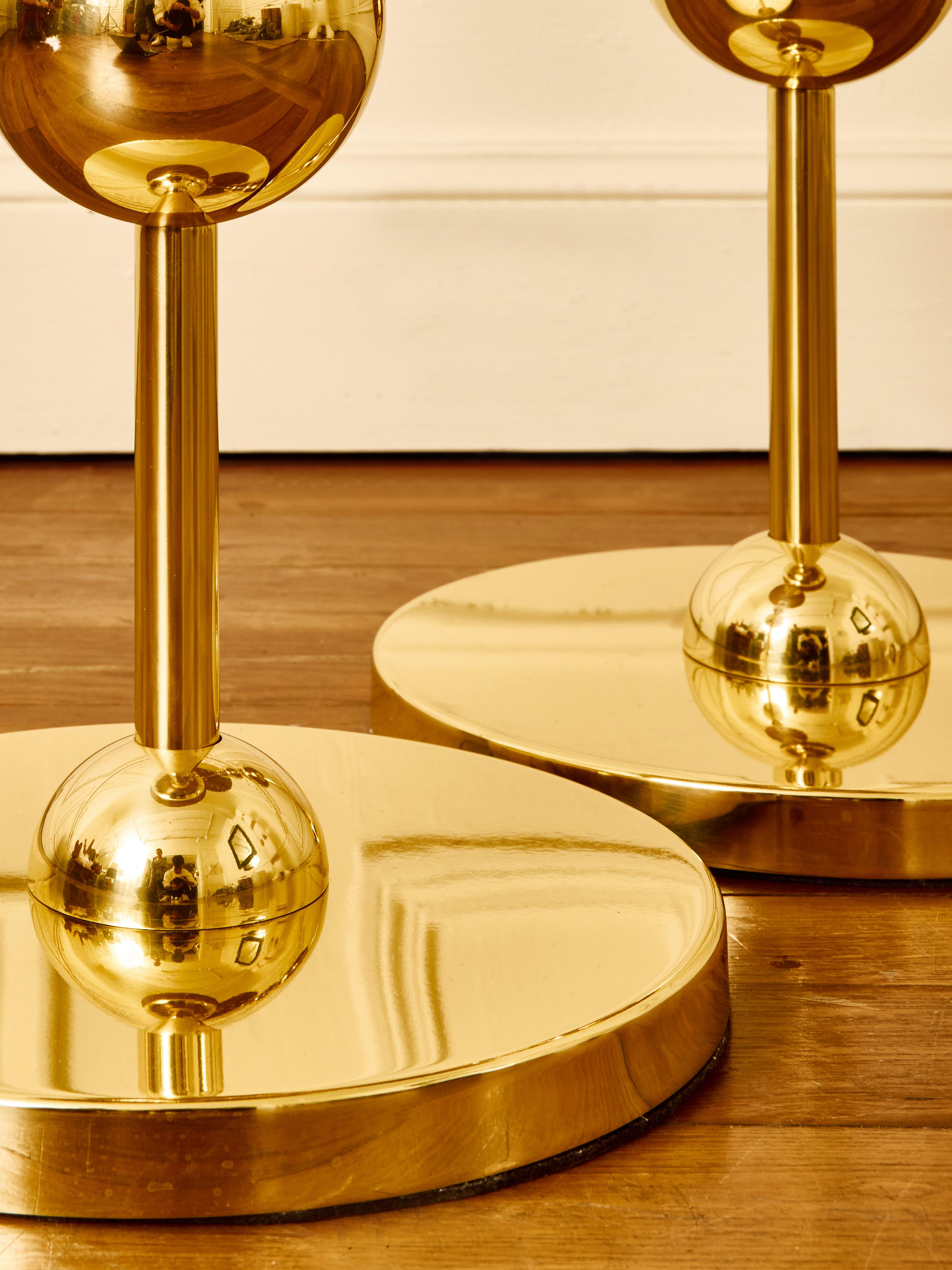 Coppia di piedistalli in ottone di Studio A Glustin In condizioni Nuovo in vendita a Saint-Ouen (PARIS), FR