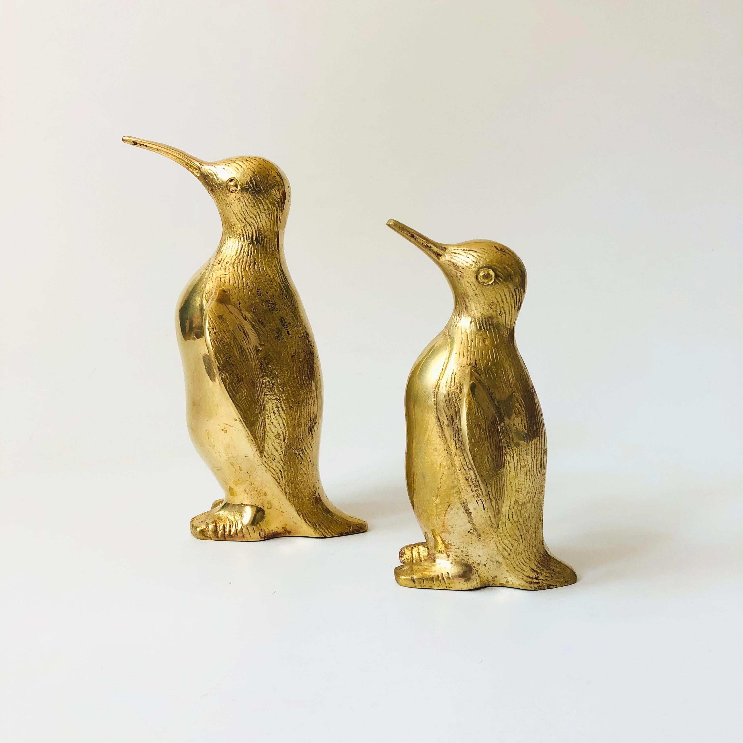 Pair of Brass Penguins 1