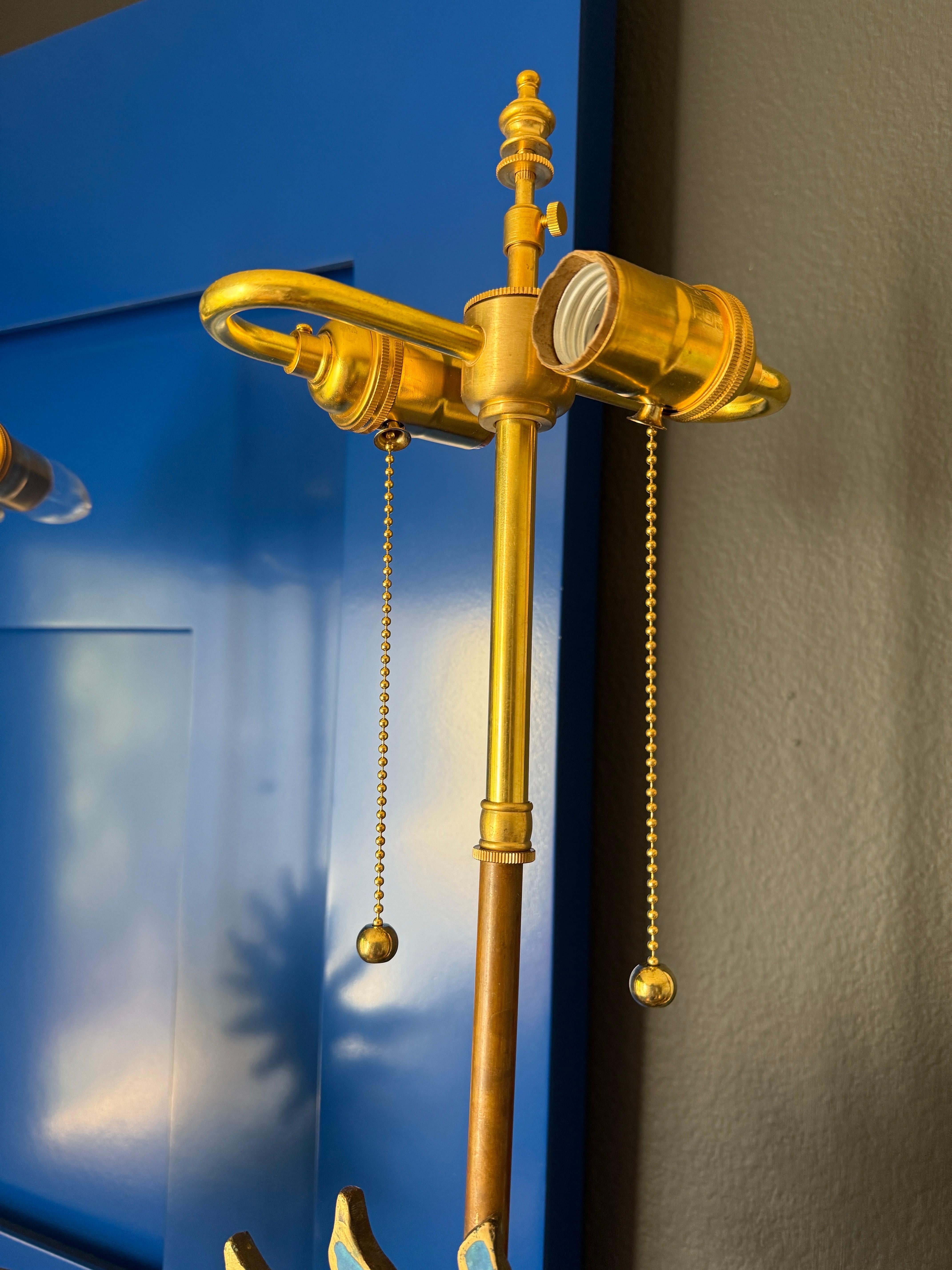 Paar Sonnenlampen aus Messing von Pepe Mendoza im Angebot 5