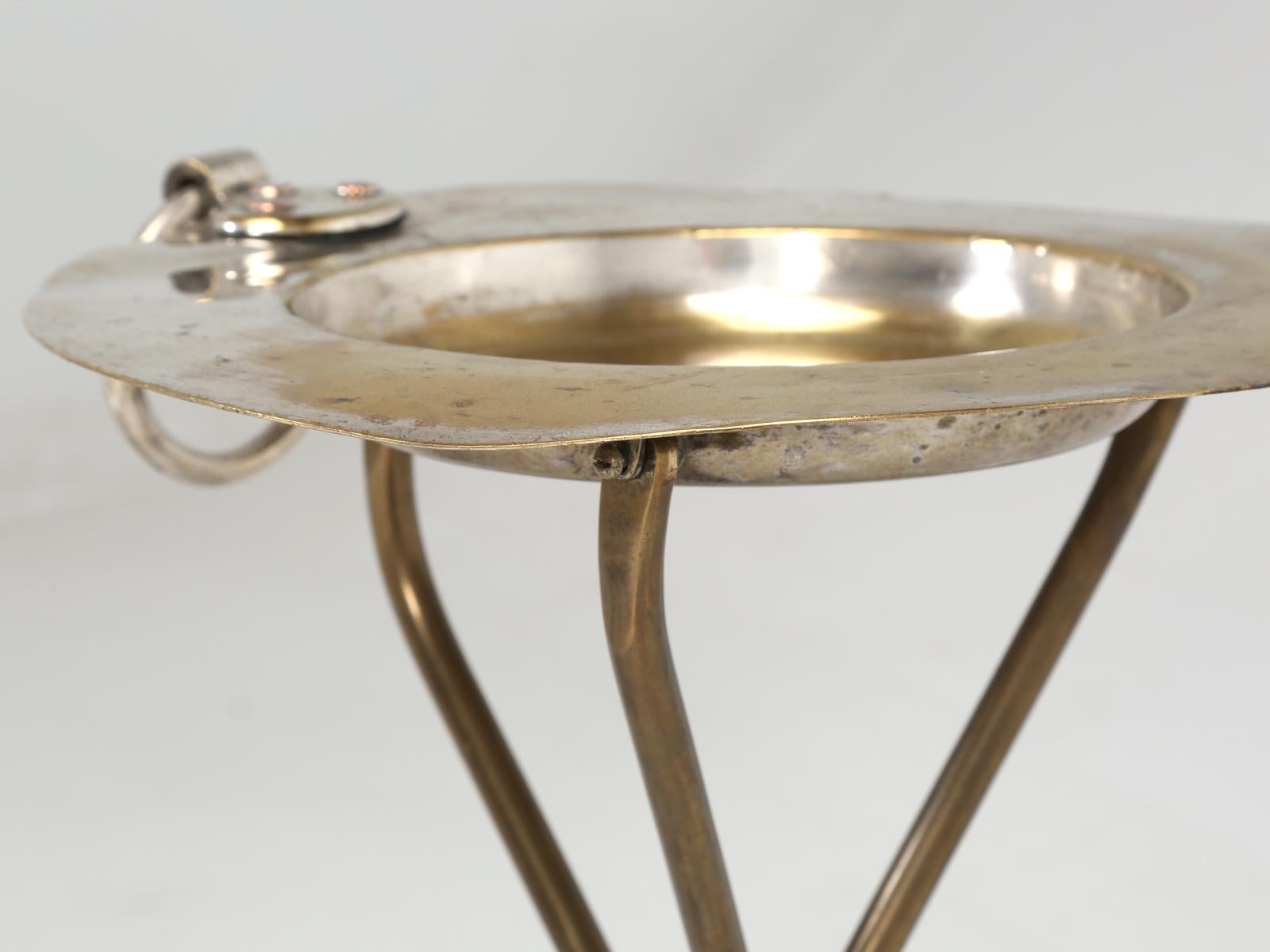 Pair of Brass Petite Vintage French Wine Tables, 1stdibs New York 10