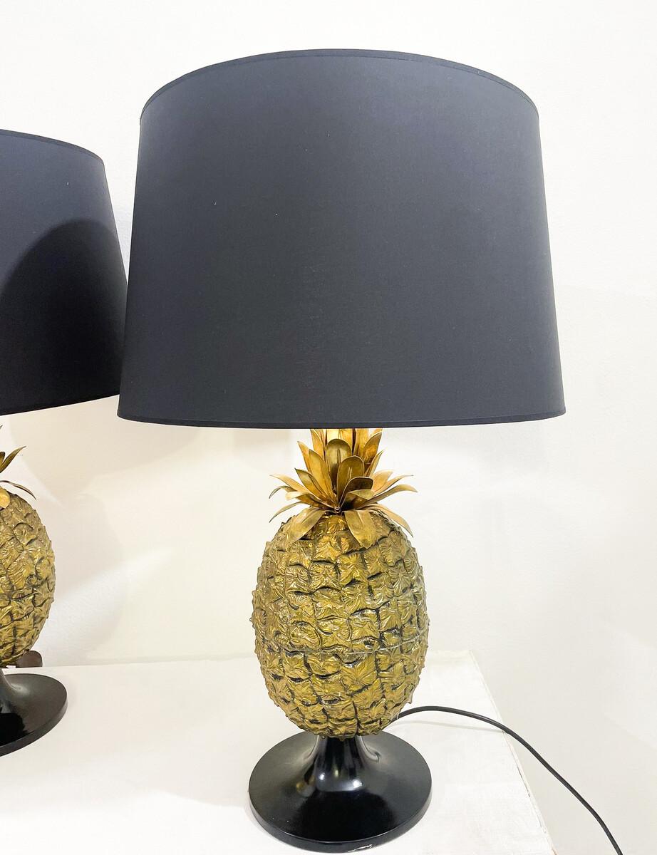 Paire de lampes de table ananas Bon état - En vente à Brussels, BE