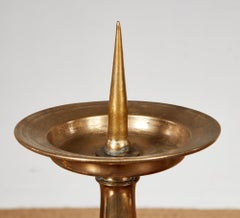 Paar Pricketstöcke aus Messing, um 1680