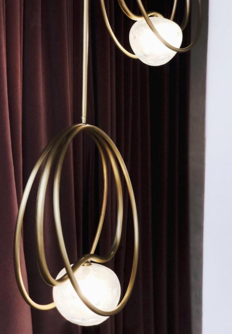 Italiano Coppia di lampadari 