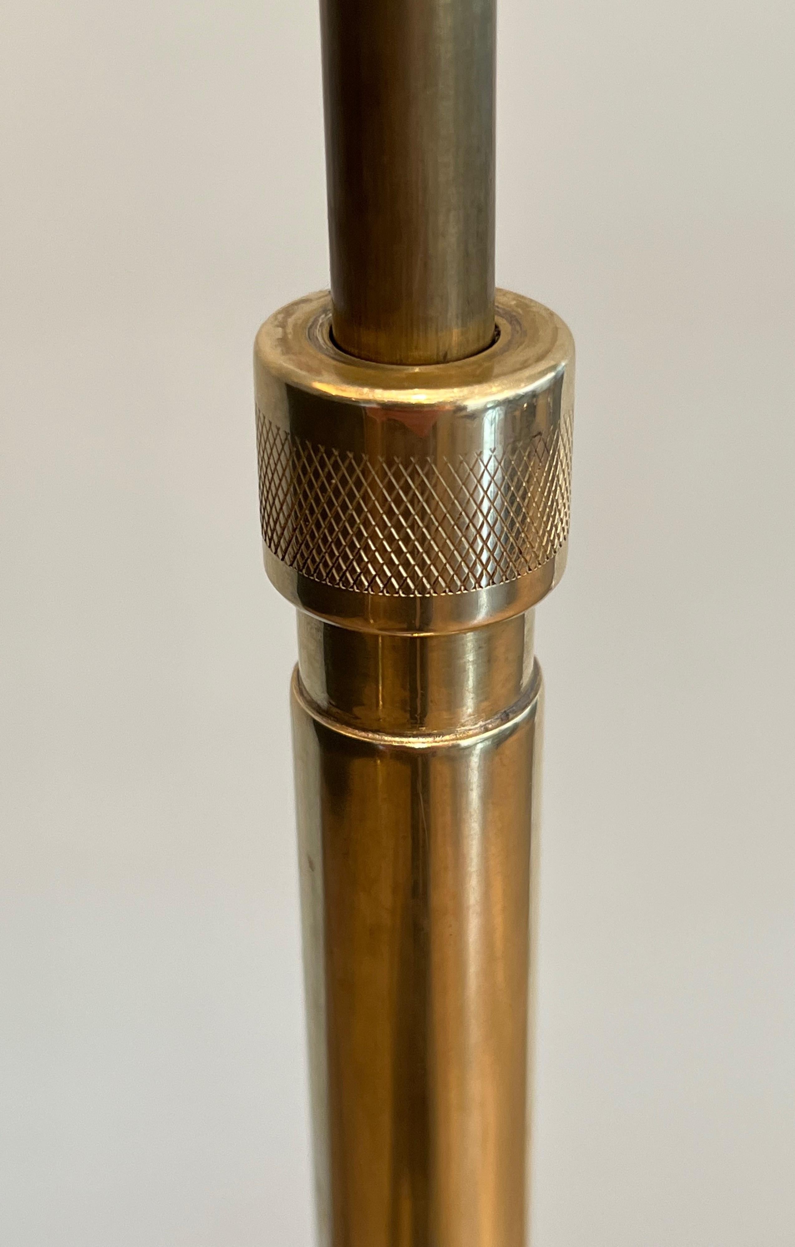 Pair of Brass Reading Lamp with Removable Arm For Sale 4