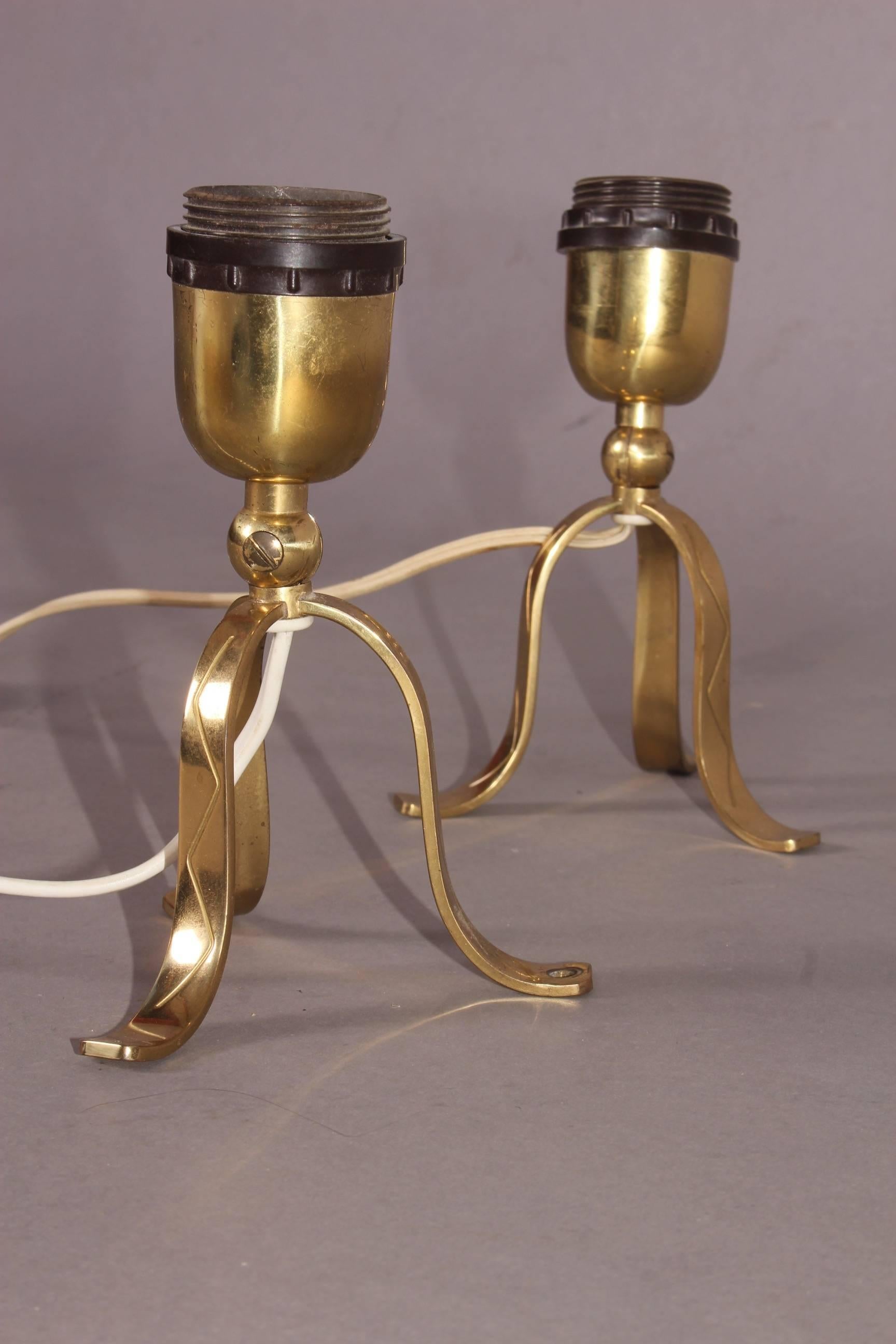 Pair of Brass Sconces In Excellent Condition In grand Lancy, CH