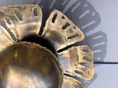 Pair of brass sconces Sven Aage Holm Sorensen Denmark 1970