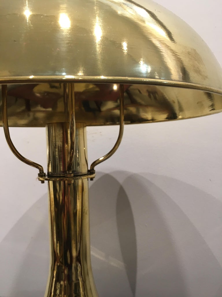 Pair of Brass Ship's Nautical Table Lamps at 1stDibs