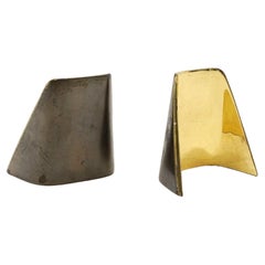 Pair of Brass "Shovel" Bookends by Ben Seibel