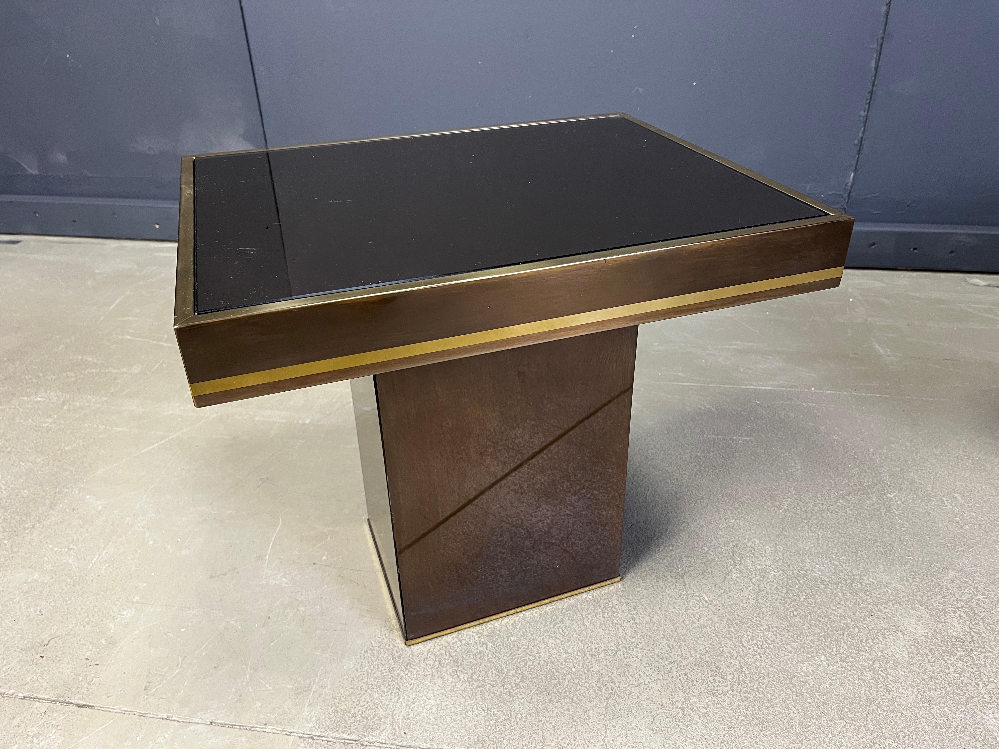 Paire de tables d'appoint en laiton par Belgochrom, 1970 en vente 4
