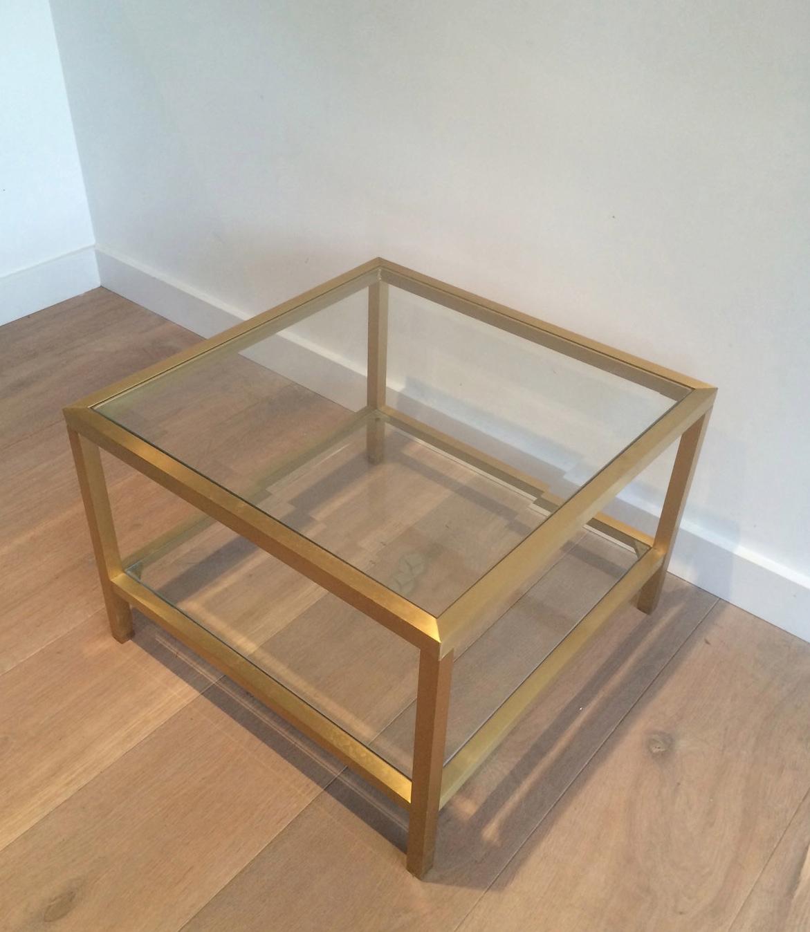 Pair of Brass Side Tables, French, circa 1960 1